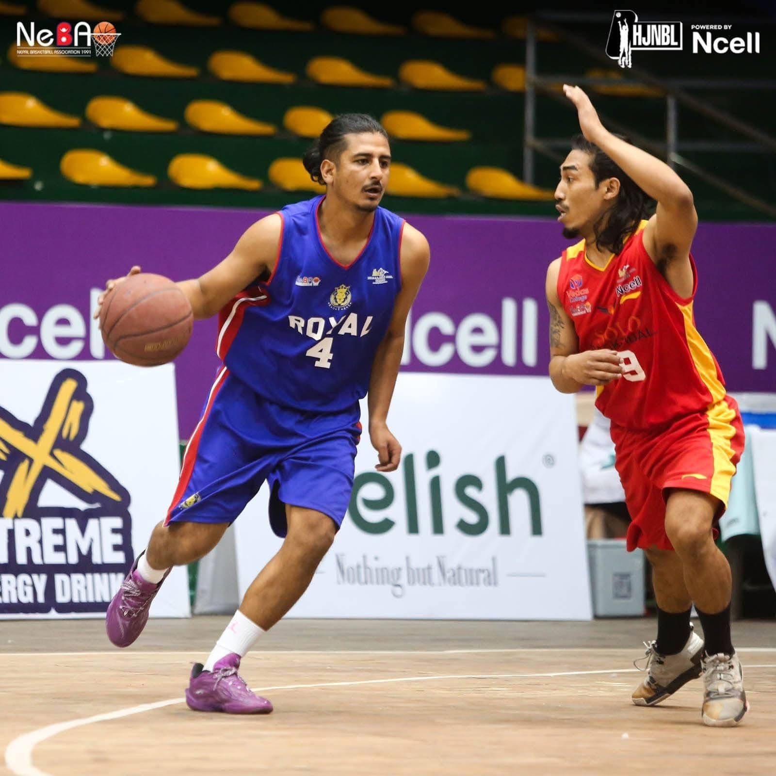 Players training at Royal Basketball Academy