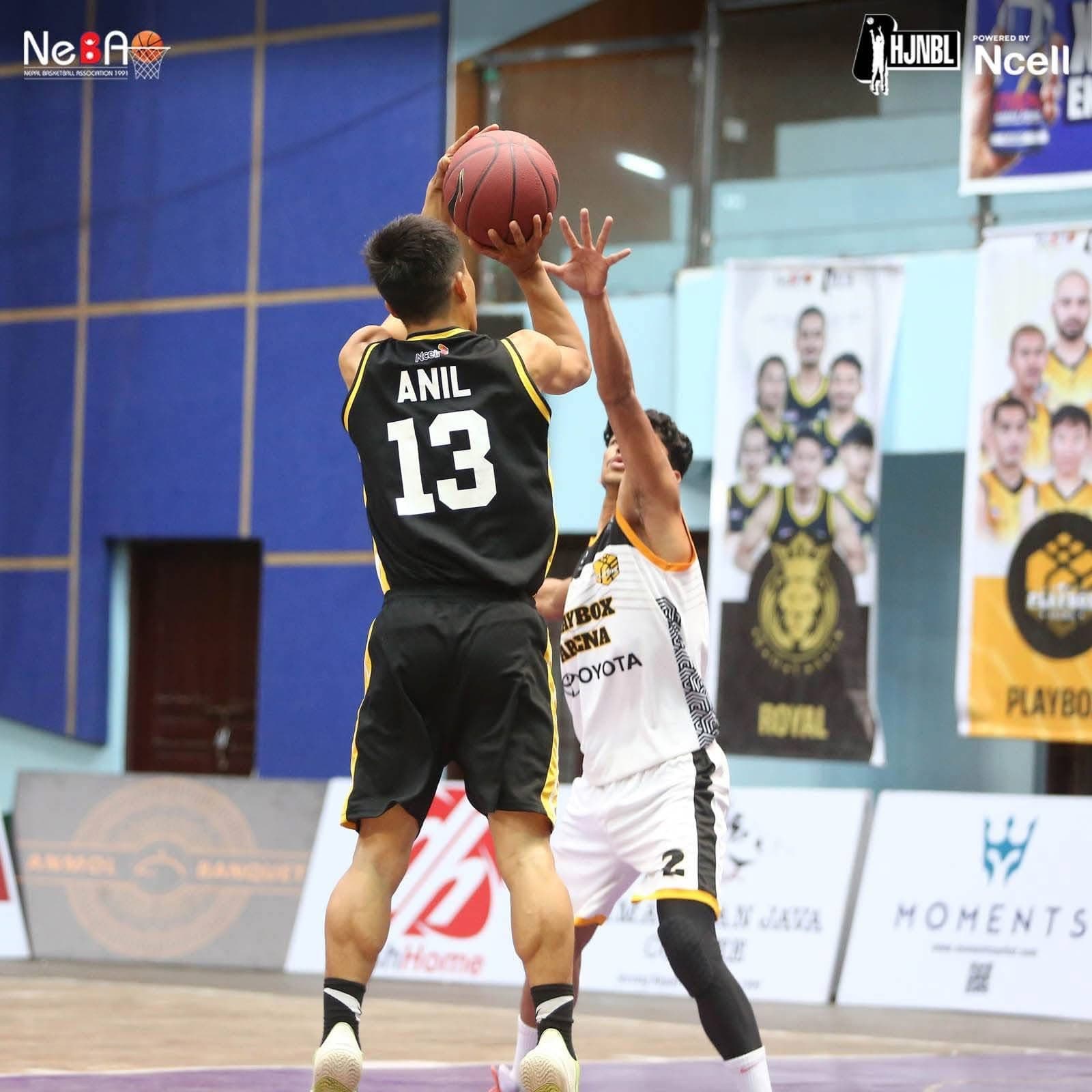Basketball player at Royal Basketball Academy, Kathmandu